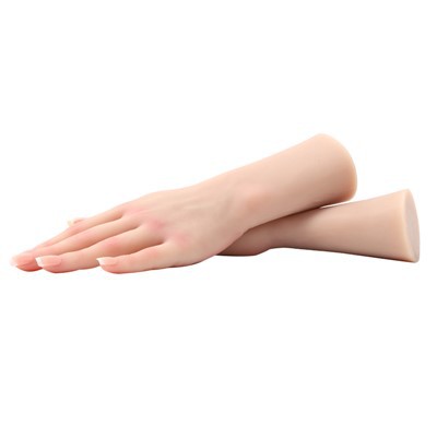 Sminkepraksis silikonhåndmodell